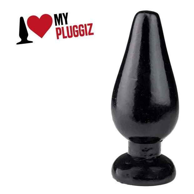 Pluggiz Spruce Plug Analplug Schwarz ⌀ 6 cm