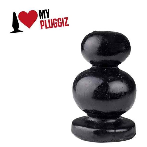 Pluggiz Bulby Plug Analplug Schwarz ⌀ 6 cm