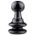 Pluggiz King Chess Plug Analplug Schwarz ⌀ 9,5 cm
