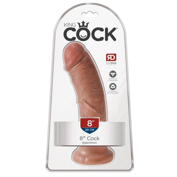 King Cock Dildo Hellbraun 20,5 cm ⌀ 4,6 cm