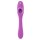 You2Toys Bendable Vibe Vibrator mit Klitorisstimulation Lila 22,3 cm ⌀ 3,4 cm
