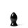 WAD - Magical Orb Plug Black M 7,8 cm