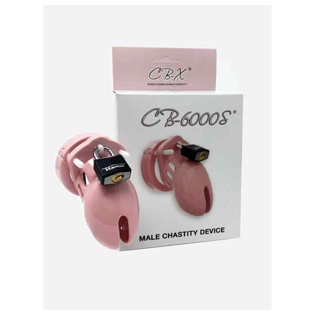 CB-X CB-6000S Chastity Cage Solid Pink Small