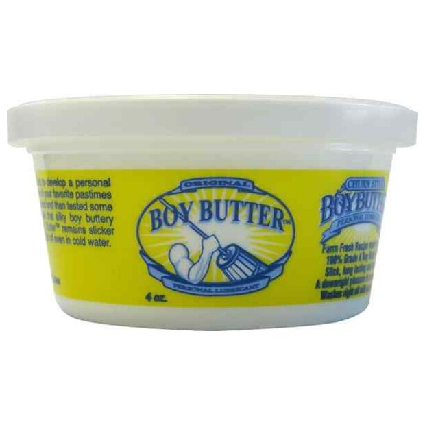 Boy Butter Original Gleitmittel auf Kokosnussölbasis Tub 4oz (118 ml)