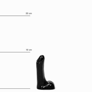 All Black AB32 Klein Dildo Schwarz 9 cm