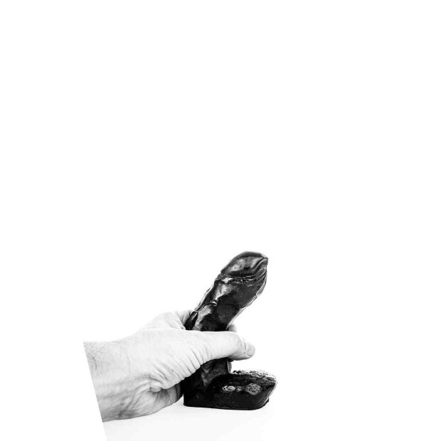 All Black AB01 Dildo Schwarz 15 cm
