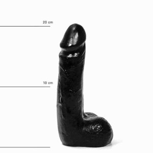 All Black AB05 Dildo Schwarz 20 cm