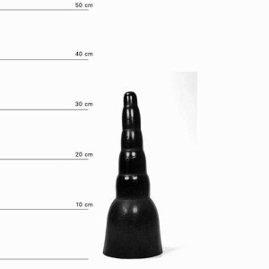 All Black AB18 Dildo Schwarz 34 cm ⌀ 11 cm