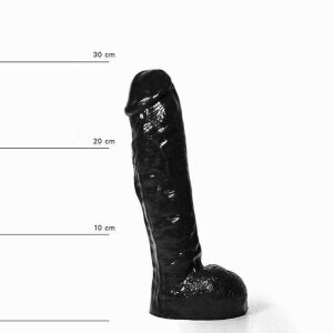 All Black AB34 Dildo Schwarz 29 cm