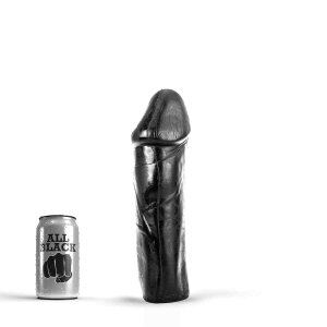 All Black AB49 Dildo Schwarz 28 cm