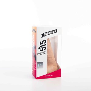 Dildorama 515 Line S08F succion Dildo Beige 21,5 cm