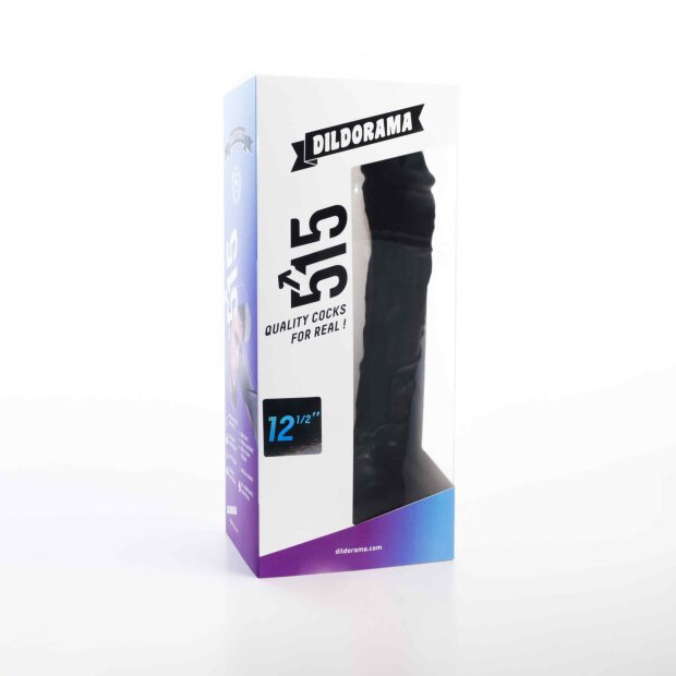 Dildorama 515 Line S16B suction Dildo Schwarz 32 cm