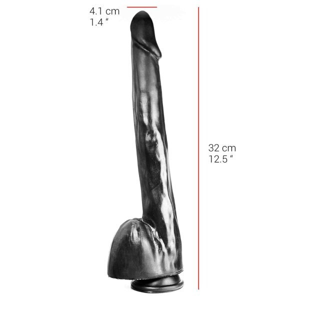 Dildorama 515 Line S16B suction Dildo Schwarz 32 cm