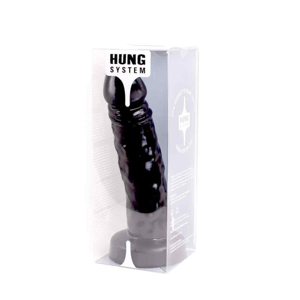 Hung System Jimmy Dildo Schwarz 27 cm