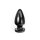 Hung System Anal Plug Egg Anal Plug Schwarz ⌀ 10 cm