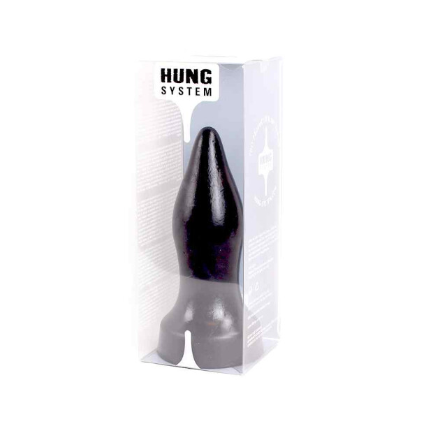Hung System Toys Patrol Analplug Schwarz ⌀ 7 cm