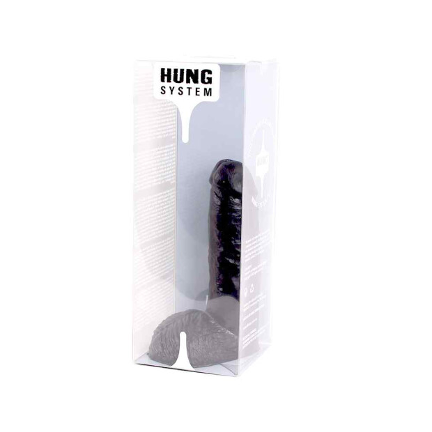 Hung System Cesar Dildo Schwarz 19 cm