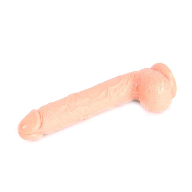 Dinoo King-Size Cock Kong Realistischer Dildo Beige 26 cm