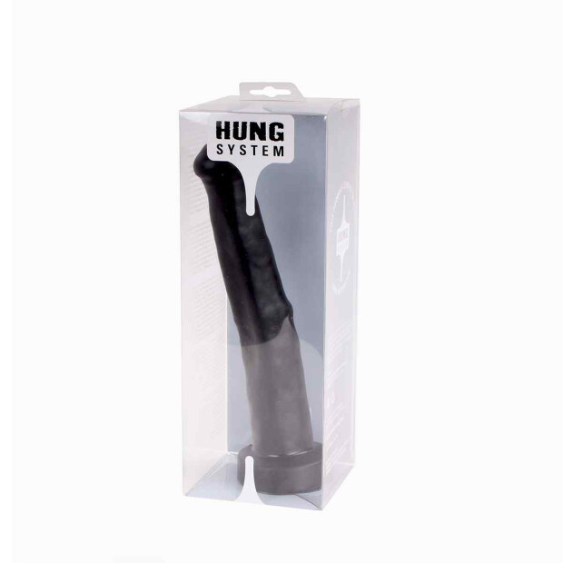 Hung System Donkey Dildo Schwarz 25,5 cm ⌀ 4,5 cm