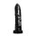 Hung System Uncut Dildo Schwarz 26 cm