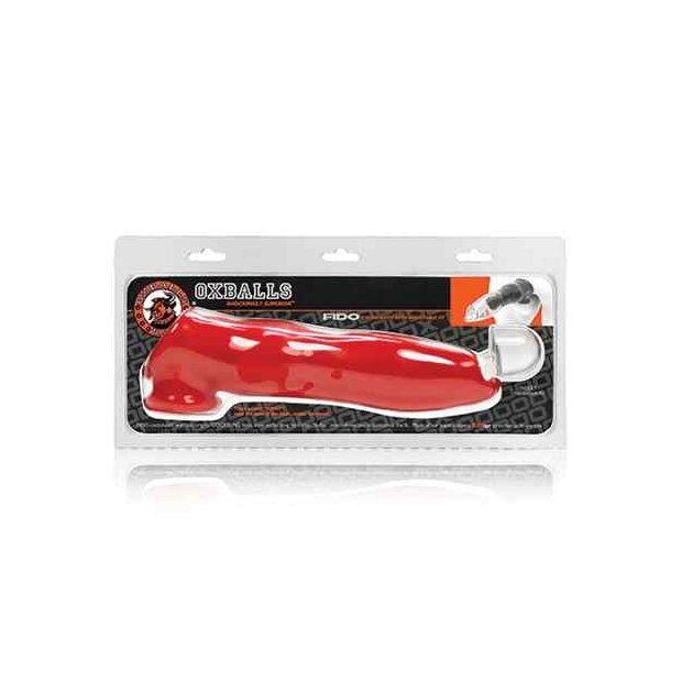 Oxballs FIDO Penishülle Rot 22,9 cm ⌀ 5,1 cm