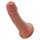 King Cock Dildo Realistisch Braun 17 cm