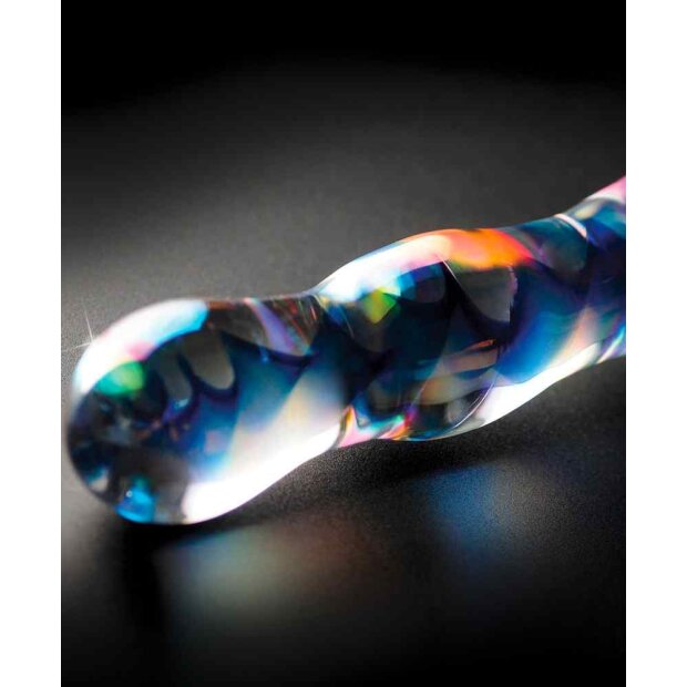 Icicles No. 8 Glasdildo Mehrfarbig 17,5 cm