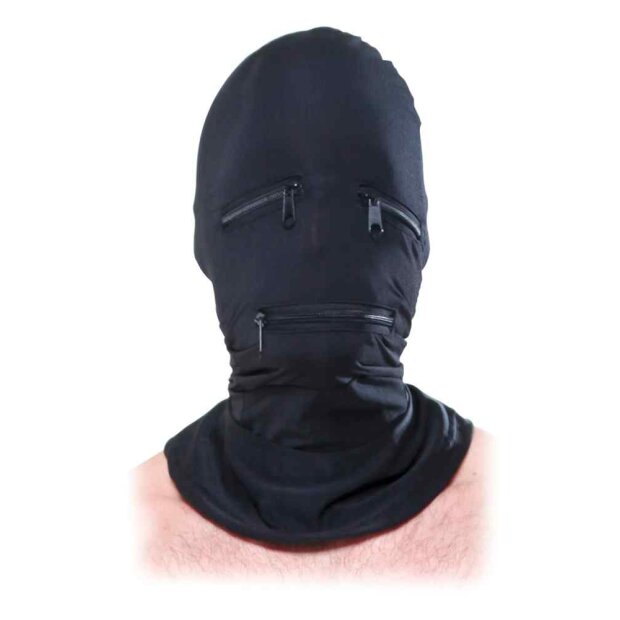 Zipper Face Hood