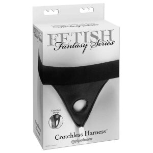 Fetish Fantasy Crotchless Harness Strap-On Schwarz Taille...
