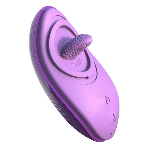 Pipedream Fantasy for Her Silicone Fun Tongue Auflegevibrator Lila 13 cm