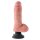 King Cock Vibrating Cock with Balls Vibrator Beige 20 cm