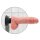 King Cock Vibrating Cock with Balls Vibrator Beige 20 cm