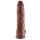 King Cock 10 inch Balls Brown