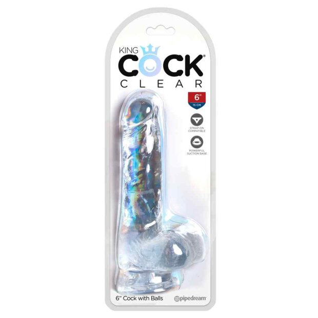 King Cock Clear Cock with Balls 6