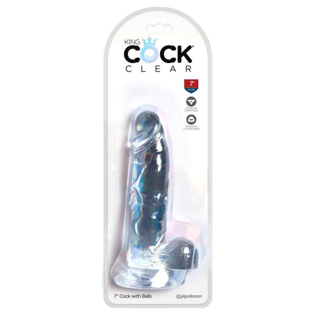 King Cock Clear Cock with Balls 7