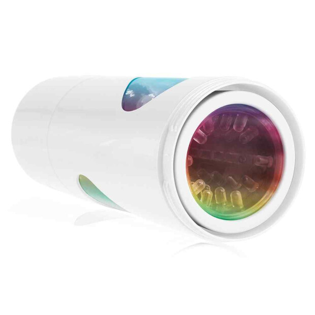 Pipedream Extreme Toyz Rechargeable Roto-Bator Pussy Masturbator Silber