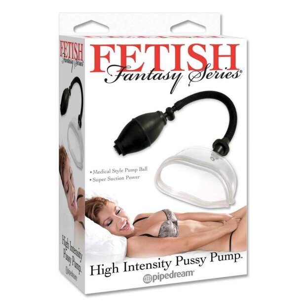 Fetish Fantasy High Intensity Pussy Pump Schwarz Transparent ⌀ 8,6 cm