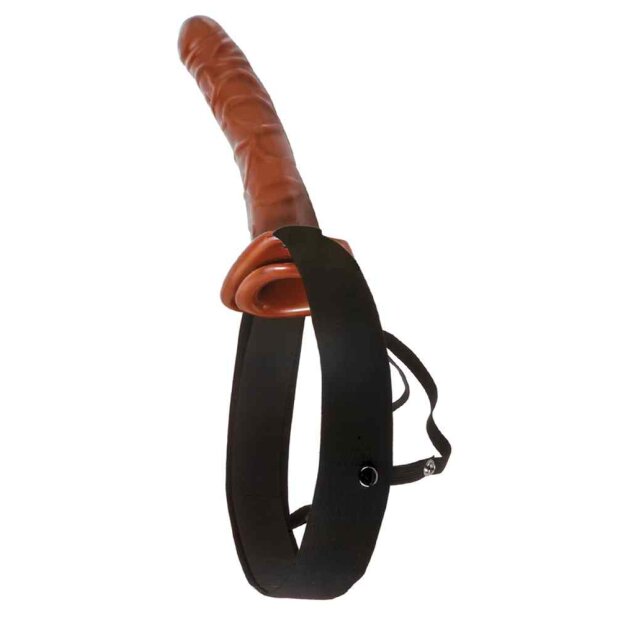 Fetish Fantasy Chocolate Dream Hollow Strap-On Braun 25 cm ⌀ 3,5 cm