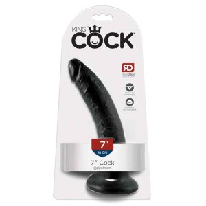King Cock Dildo Schwarz 18 cm