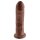 King Cock 8" Cock Brown
