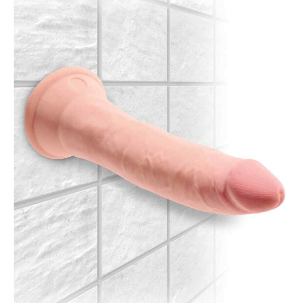King Cock Triple Density Cock Dildo Beige 18 cm