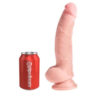 King Cock Triple Density Cock with BallsDildo Beige 20,5 cm