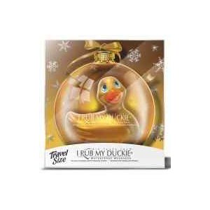 I Rub My Duckie Holiday Gold Weihnachtsbaumkugel