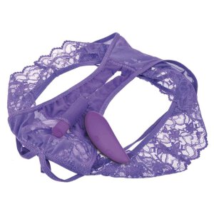 Fantasy for Her Crotchless Petite Panty Thrill-Her