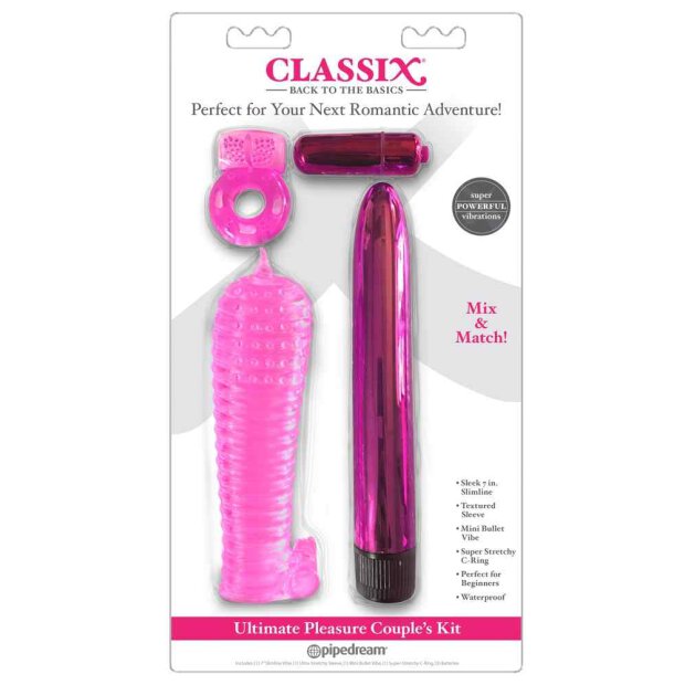 Classix Ultimate Pleasure Couple&rsquo;s Kit Pink