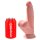 King Cock Triple Density Cock with Swinging Balls Dildo Beige 18 cm