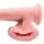 King Cock Triple Density Cock with Swinging Balls Dildo Beige 18 cm