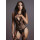 Suspender Bodystocking Black One Size