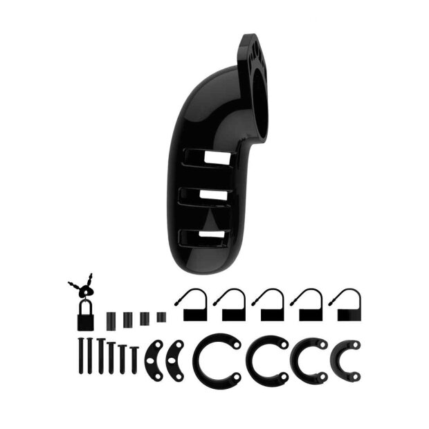 Model 06 - Chastity - 5.5" - Cock Cage - Black