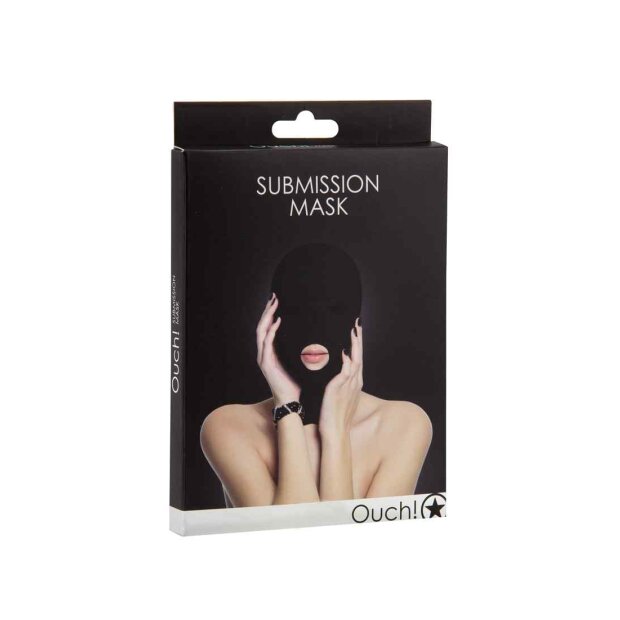 Ouch! - Submission Maske - schwarz - Bondage Toys - Fetish